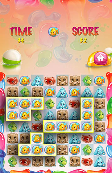 Gameplay of the Jelly pets for Android phone or tablet.