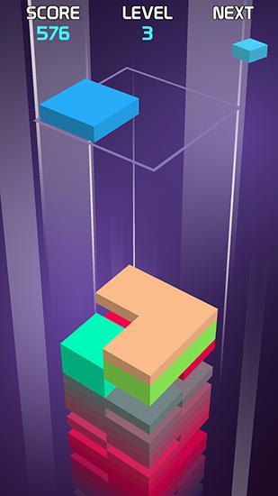 Gameplay of the Jengris puzzle 3D for Android phone or tablet.