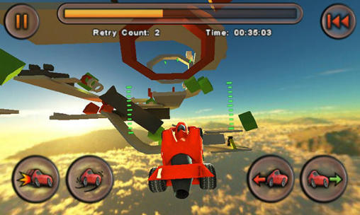 Gameplay of the Jet car stunts for Android phone or tablet.