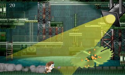 Gameplay of the Jetpack War for Android phone or tablet.