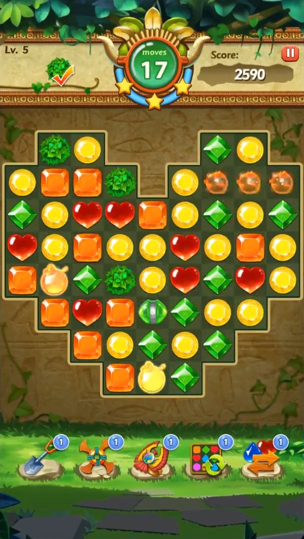 Jewel & Gem Blast - Match 3 Puzzle Game - Android game screenshots.