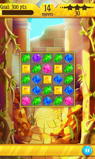 Gameplay of the Jewel hunt for Android phone or tablet.