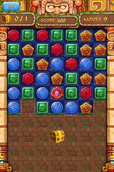 Gameplay of the Jewel miner for Android phone or tablet.