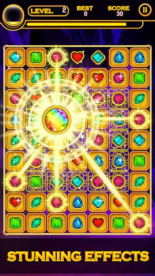 Gameplay of the Jewel quest for Android phone or tablet.