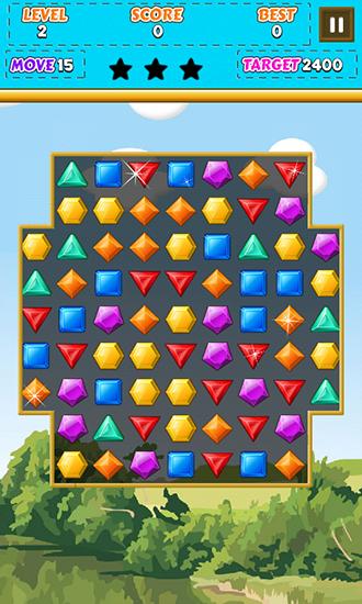 Gameplay of the Jewel star for Android phone or tablet.