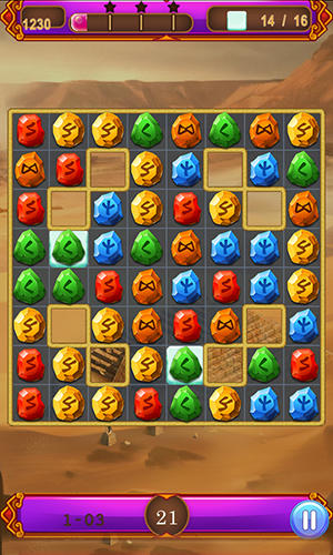 Gameplay of the Jewel trip Egypt curse for Android phone or tablet.
