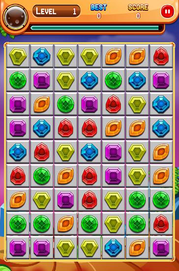 Gameplay of the Jewels crush for Android phone or tablet.