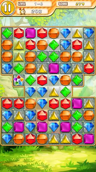 Gameplay of the Jewels: Digger saga for Android phone or tablet.