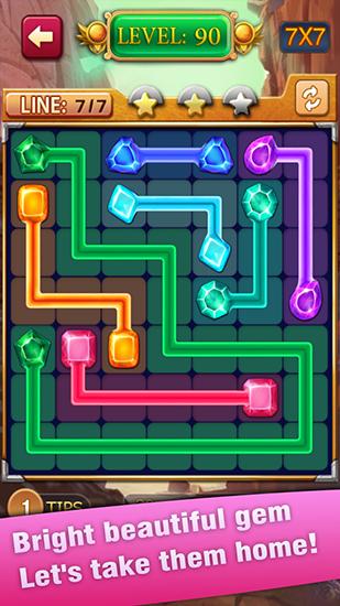 Gameplay of the Jewels flow for Android phone or tablet.