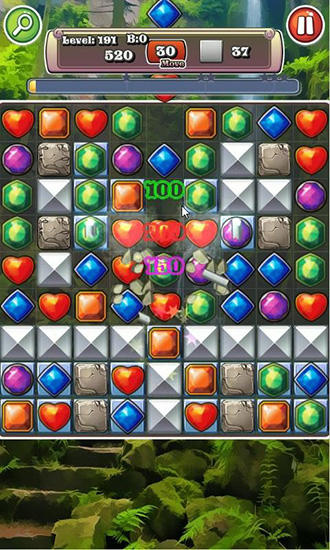 Gameplay of the Jewels frenzy for Android phone or tablet.