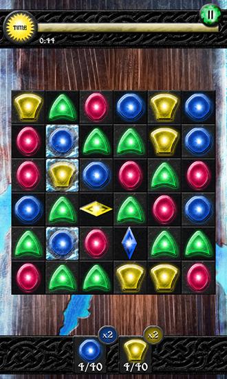 Gameplay of the Jewels north for Android phone or tablet.