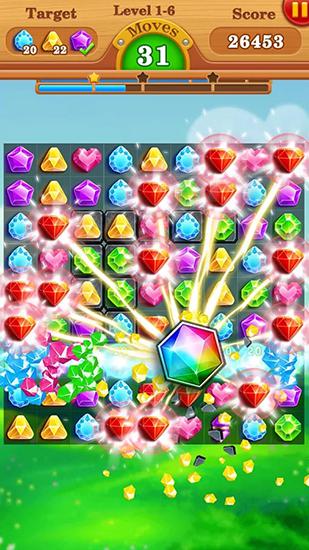 Gameplay of the Jewels star legend: Diamond star for Android phone or tablet.