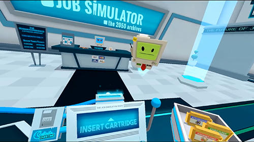 Job simulator - Android game screenshots.