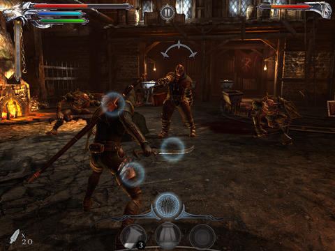 Gameplay of the Joe Dever's Lone wolf for Android phone or tablet.
