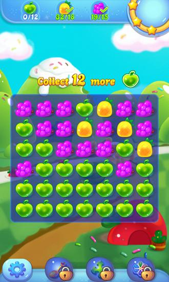 Gameplay of the Jolly jam for Android phone or tablet.