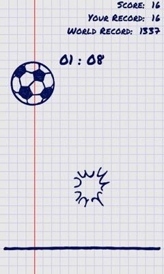 Gameplay of the Juggle the Doodle for Android phone or tablet.
