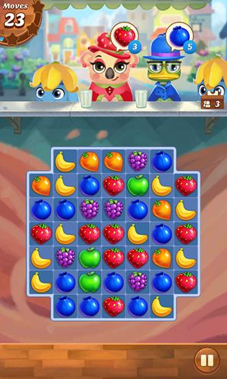 Gameplay of the Juice jam for Android phone or tablet.