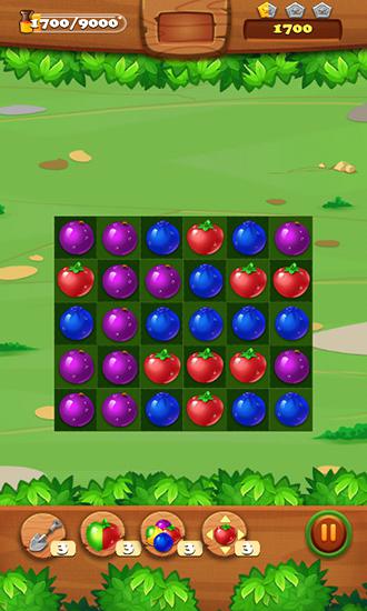 Gameplay of the Juice jelly fruits blast for Android phone or tablet.