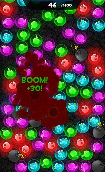 Gameplay of the Juicy bubbles for Android phone or tablet.