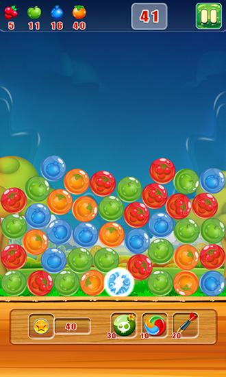 Gameplay of the Juicy drop pop: Candy kingdom for Android phone or tablet.