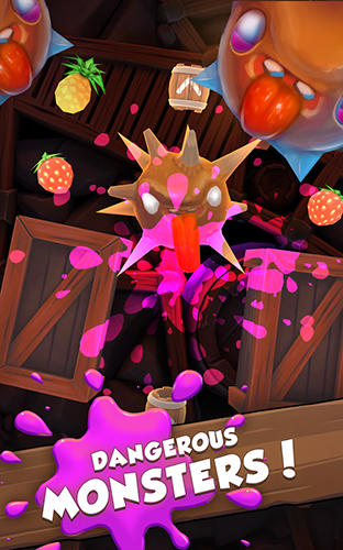 Gameplay of the Juicy jelly barrel blast for Android phone or tablet.