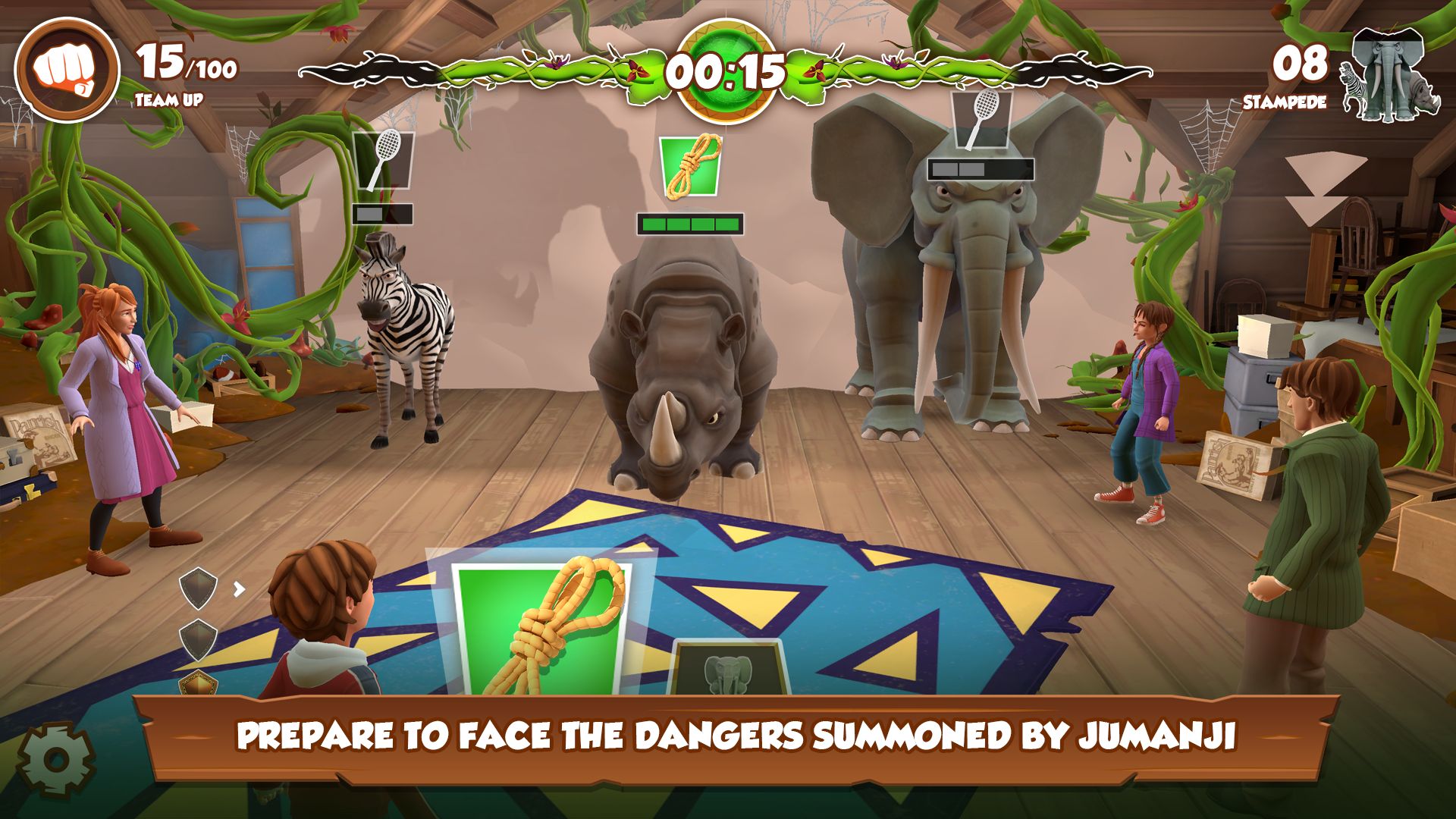 JUMANJI: The Curse Returns - Android game screenshots.