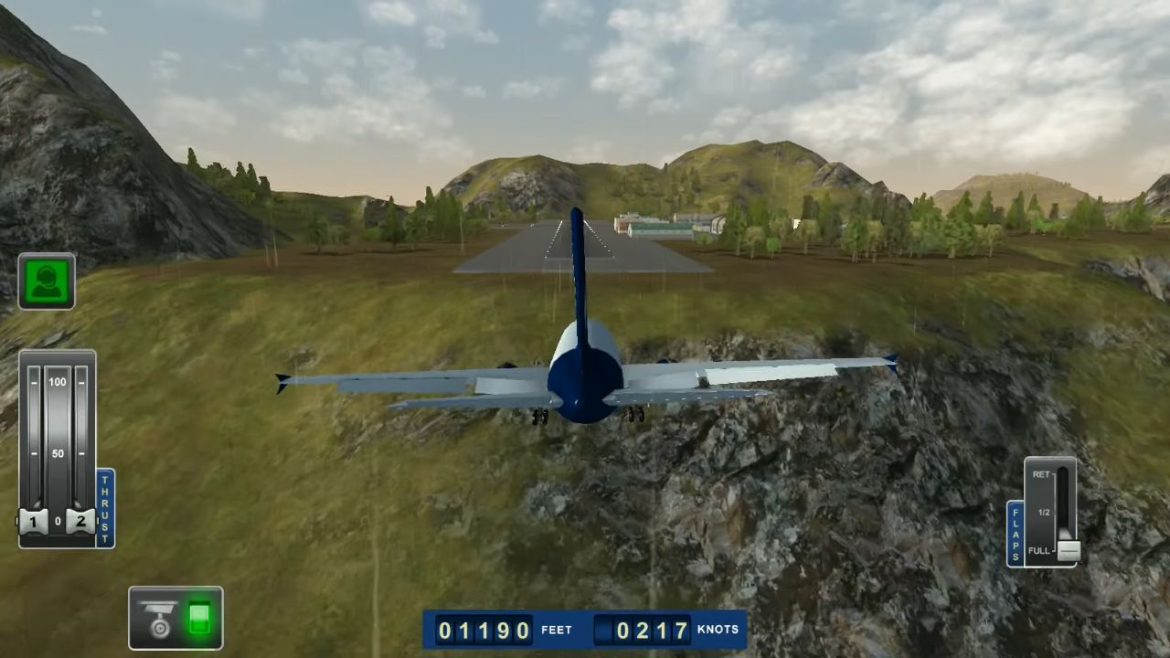 Jumbo Jet Flight Simulator - Android game screenshots.