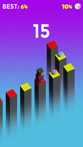 Jump cube - Android game screenshots.
