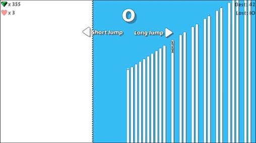 Gameplay of the Jump up for Android phone or tablet.