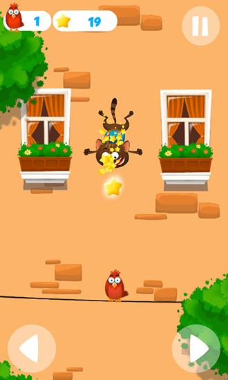 Gameplay of the Jumpy cat for Android phone or tablet.