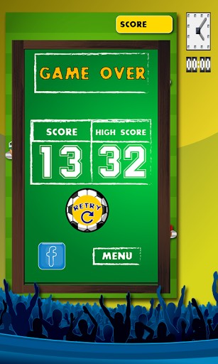 Gameplay of the Jumpy football: Champion league for Android phone or tablet.