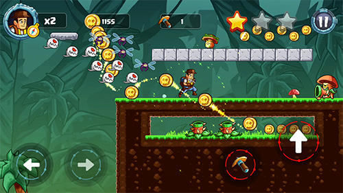 Jungle world: Super adventure - Android game screenshots.