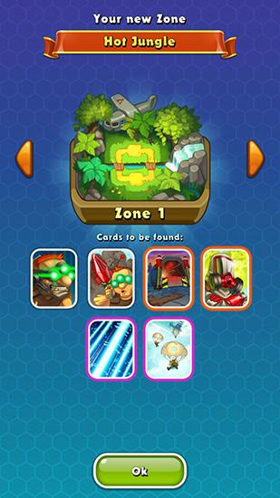 Gameplay of the Jungle clash for Android phone or tablet.
