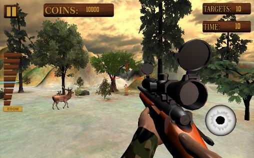 Gameplay of the Jungle deer hunting game 2016 for Android phone or tablet.