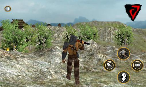 Gameplay of the Jungle warrior: Assassin 3D for Android phone or tablet.