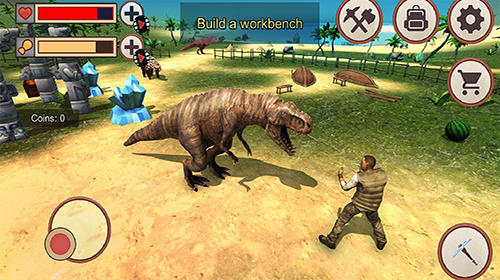 Jurassic dino island survival 3D - Android game screenshots.