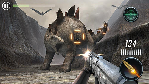 Jurassic missions: Free offline shooting games - Android game screenshots.