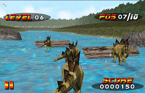 Jurassic race - Android game screenshots.