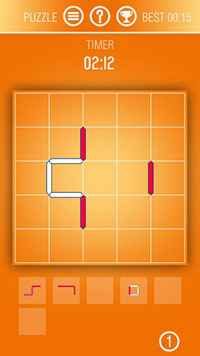 Just contours: Logic and puzzle game with lines - Android game screenshots.