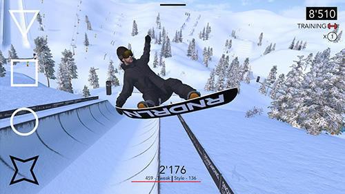 Just snowboarding: Freestyle snowboard action - Android game screenshots.