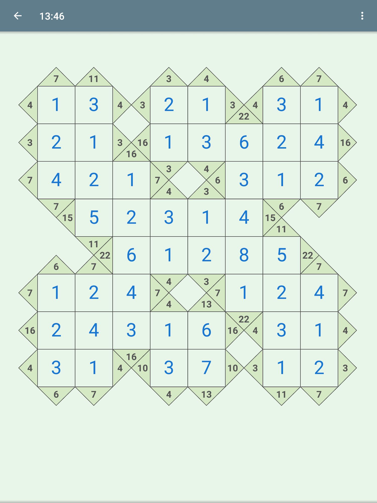 Kakuro (Cross Sums) - Classic Puzzle Game - Android game screenshots.