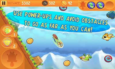 Gameplay of the Kew Kew Sky Glider Squirrel for Android phone or tablet.