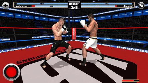 Gameplay of the Kickboxing: Road to champion for Android phone or tablet.