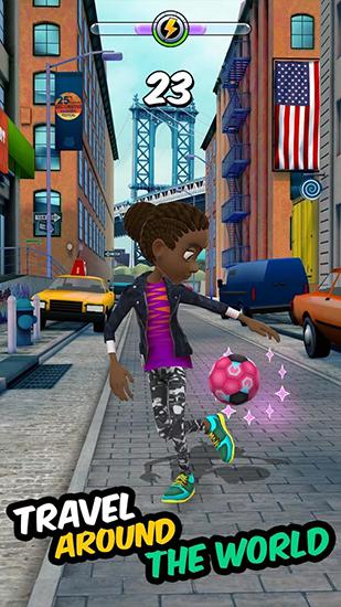 Gameplay of the Kickerinho world for Android phone or tablet.