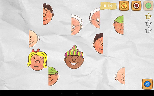 Gameplay of the Kids Puzzle HD for Android phone or tablet.