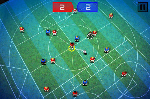 Gameplay of the Kind of soccer for Android phone or tablet.