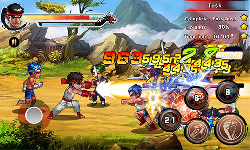 King of kungfu 2: Street clash - Android game screenshots.