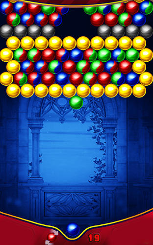 Gameplay of the King bubble shooter royale for Android phone or tablet.