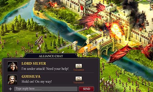 Gameplay of the King of Avalon: Dragon warfare for Android phone or tablet.