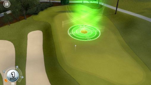 Gameplay of the King of the course: Golf for Android phone or tablet.